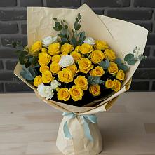 Букет цветов из:  Розы #REPLACE_PRED# Осаново-Дубовое