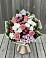 Букет цветов из: Альстромерии, Гвоздики, Розы и Хризантемы в Осаново-Дубовое