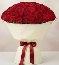Букет 101 Красная роза Милано в Осаново-Дубовое