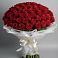 Букет 101 Красная роза Блэк Мэджик в Осаново-Дубовое
