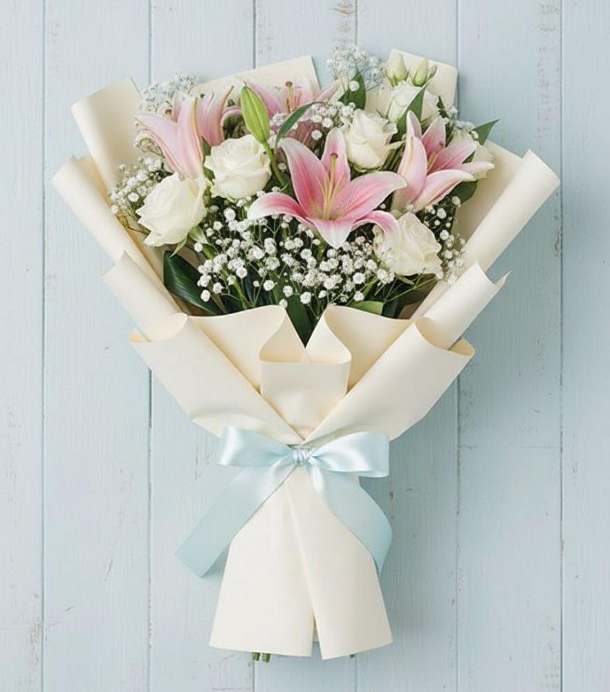 Букет цветов из: Лилии в Осаново-Дубовое