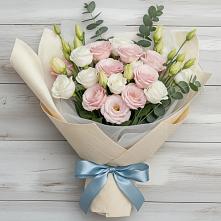 Букет цветов из:  Лизиантусы в Осаново-Дубовое