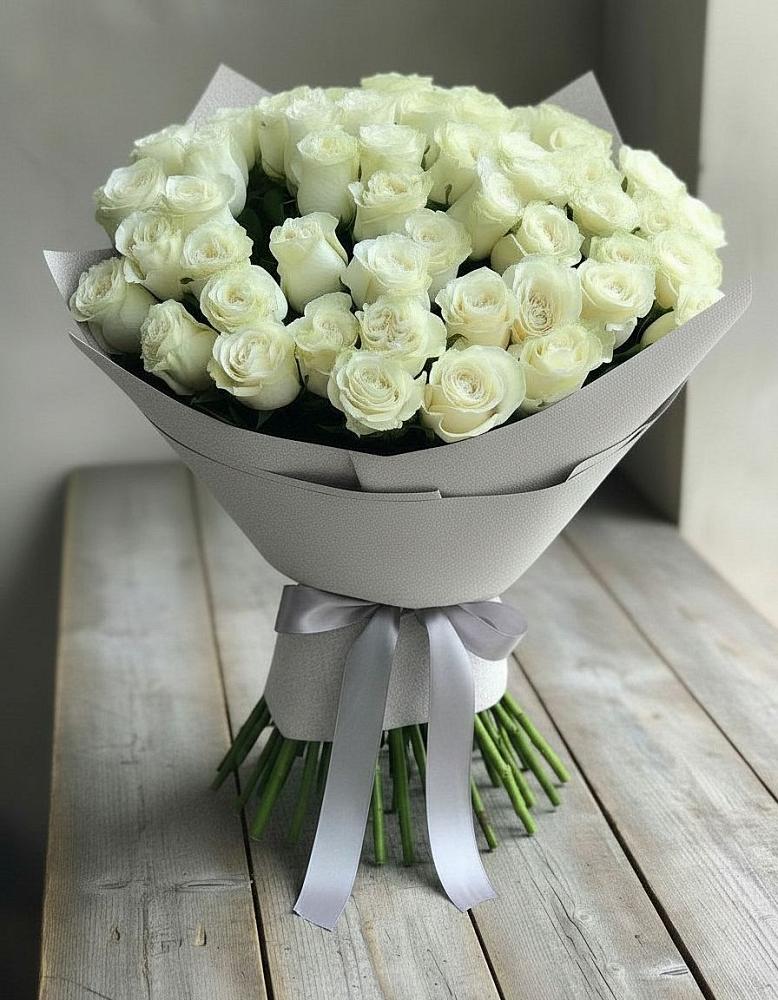 Букет 35 Белых роз в Осаново-Дубовое