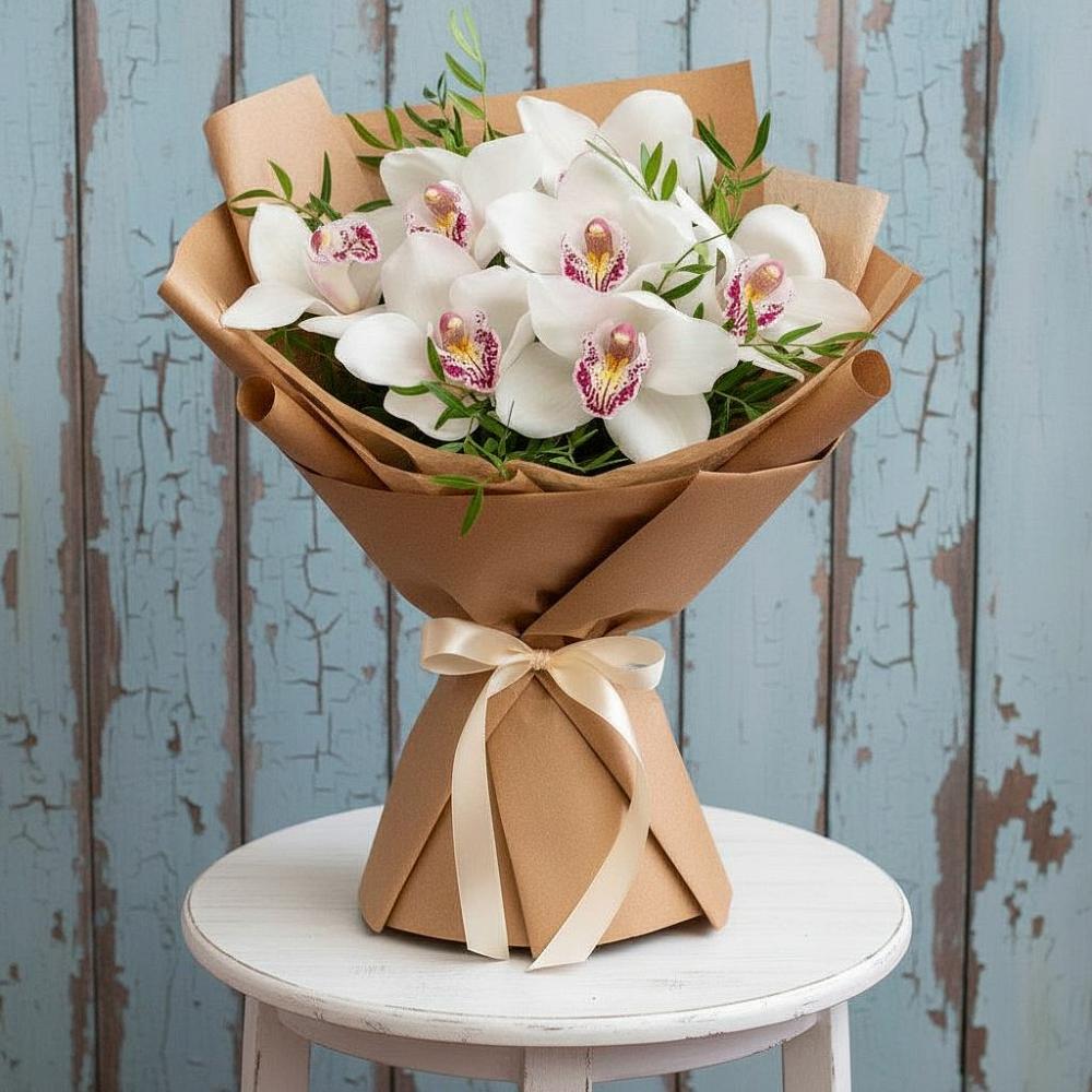 Букет цветов из: Орхидеи и Розы в Осаново-Дубовое