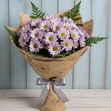 Букет цветов из:  Хризантемы #REPLACE_PRED# Осаново-Дубовое