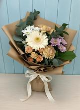 Букет цветов из:  Герберы и Хризантемы в Осаново-Дубовое