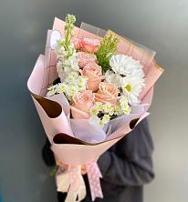 Букет цветов из:  Хризантемы и Розы в Осаново-Дубовое