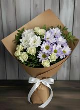 Букет цветов из:  Хризантемы и Розы в Осаново-Дубовое