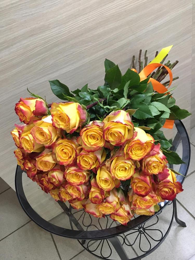 Букет Желтые розы в Осаново-Дубовое