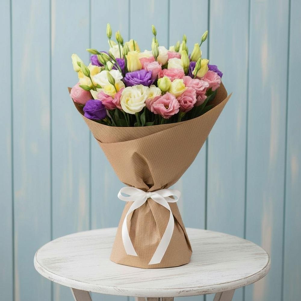 Букет цветов из: Лизиантусы в Осаново-Дубовое