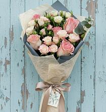 Букет цветов из:  Розы #REPLACE_PRED# Осаново-Дубовое