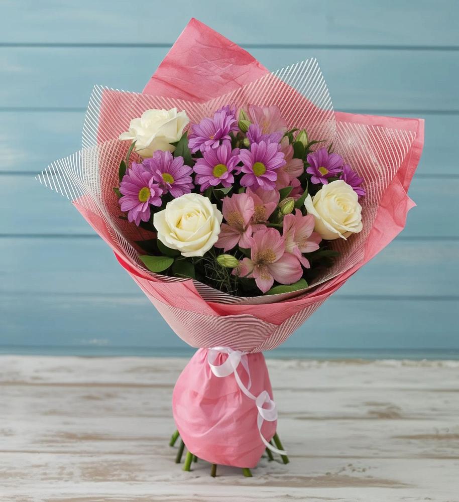 Букет цветов из: Герберы в Осаново-Дубовое