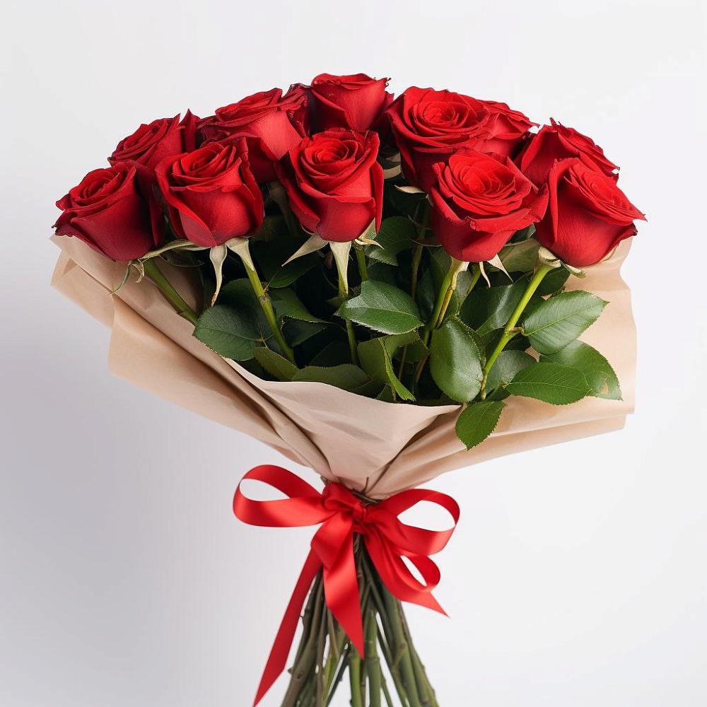 Букет 11 Красных роз Эдлесс Лав в Осаново-Дубовое
