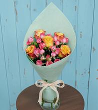 Букет цветов из:  Розы #REPLACE_PRED# Осаново-Дубовое