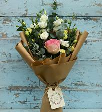 Букет цветов из:  Розы и Лизиантусы в Осаново-Дубовое