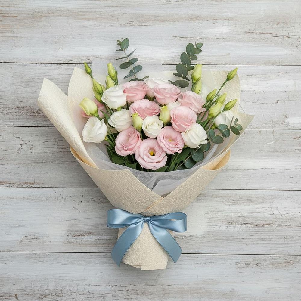 Букет цветов из: Лизиантусы в Осаново-Дубовое